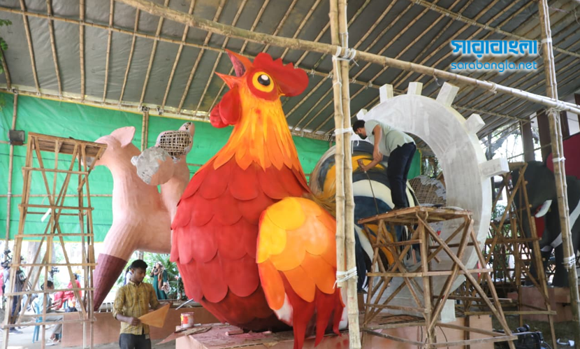 দেশীয় ৫ মোটিফে রাঙানো এবারো ‘বৈশাখী শোভাযাত্রা’
