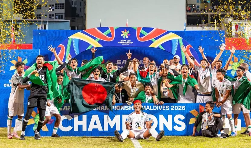 সাফজয়ী বাংলাদেশ দলকে ছাদখোলা বাসে বরণ, হাতিরঝিলে সংবর্ধনা সাফজয়ী বাংলাদেশ দলকে ছাদখোলা বাসে বরণ, হাতিরঝিলে সংবর্ধনা