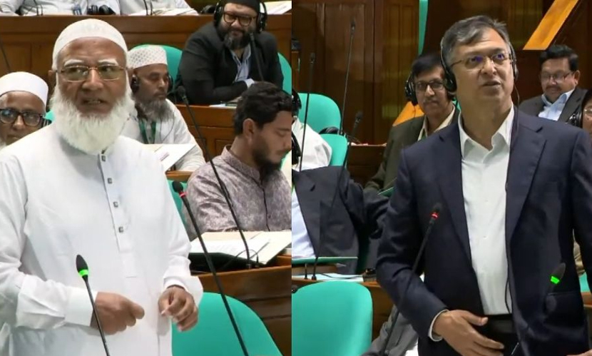 সংসদে বিরোধীদলীয় নেতা ও স্বরাষ্ট্রমন্ত্রীর বাকযুদ্ধ