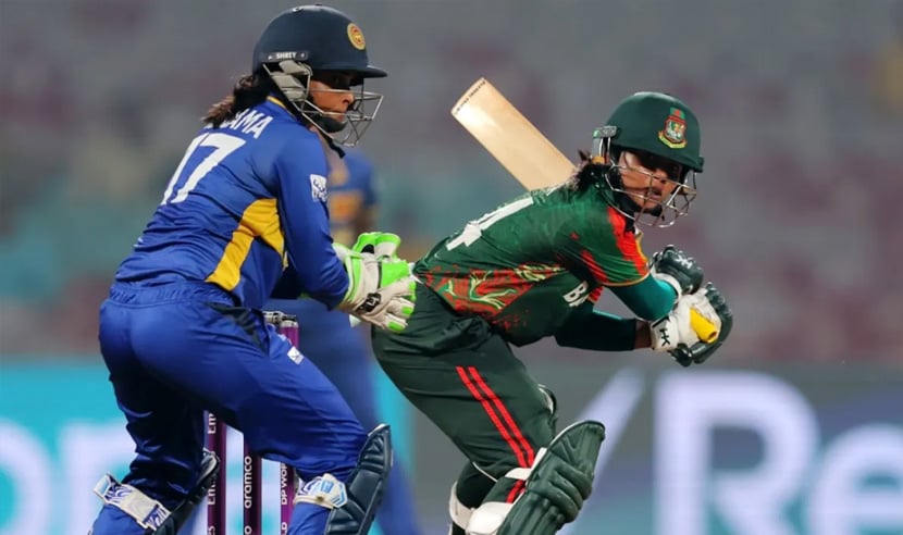 রাজশাহীতে শ্রীলংকাকে হারাল বাংলাদেশের মেয়েরা