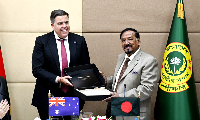 স্পিকার হাফিজ উদ্দিনের সঙ্গে অস্ট্রেলিয়ার পার্লামেন্টের স্পিকারের সাক্ষাৎ
