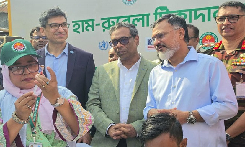 ডিএনসিসির ১০ অঞ্চলে হাম-রুবেলার টিকাদান শুরু