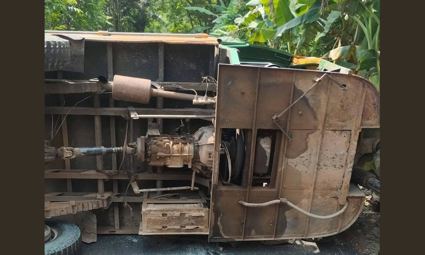 ‎ঝালকাঠিতে ট্রলি উলটে চালক নিহত