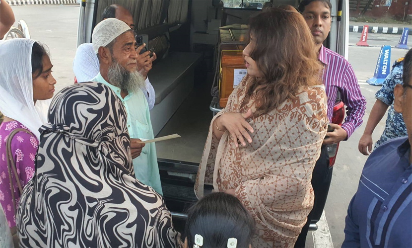 দেশে আনা হলো ইরাকে নিহত শ্রাবনের মরদেহ