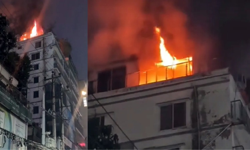 রাজধানীর মোহাম্মদপুরে ১০তলা ভবনের আগুন নিয়ন্ত্রণে