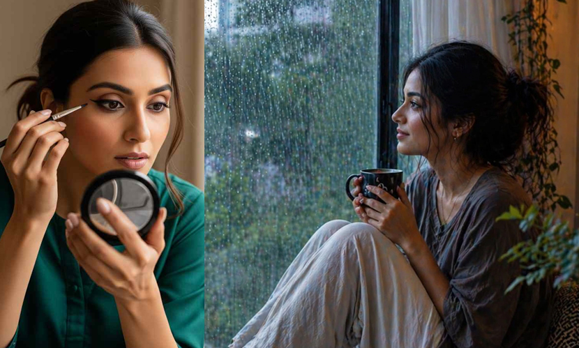 বৃষ্টির দিনে সৌন্দর্য: মেকআপের চেয়ে কেন স্কিনকেয়ার বেশি জরুরি?