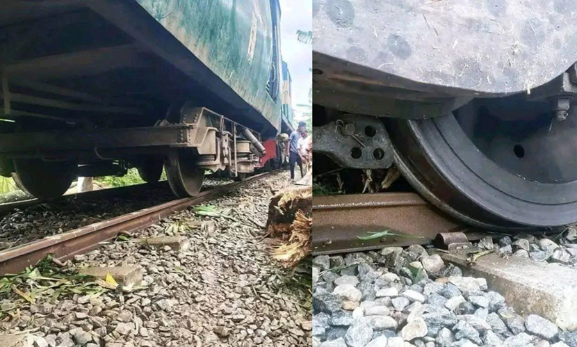 নীলফামারীতে সাড়ে ৫ ঘণ্টা পর ট্রেন চলাচল স্বাভাবিক