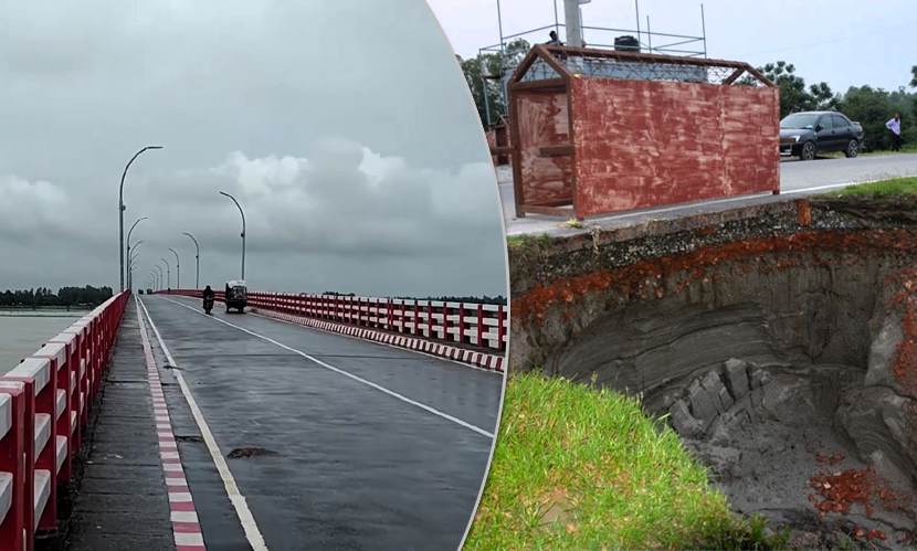 ২৮ কোটি টাকার সংস্কার কাজ ৩ মাসেই বিধ্বস্ত!
