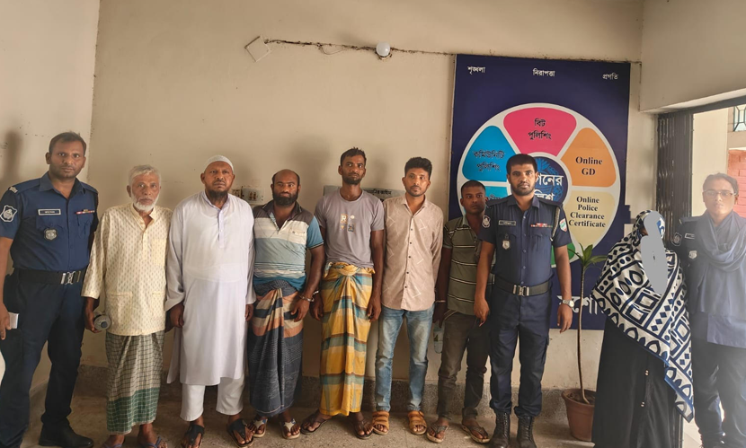 যশোরে থানা পুলিশের অভিযানে ৭ আসামি গ্রেফতার
