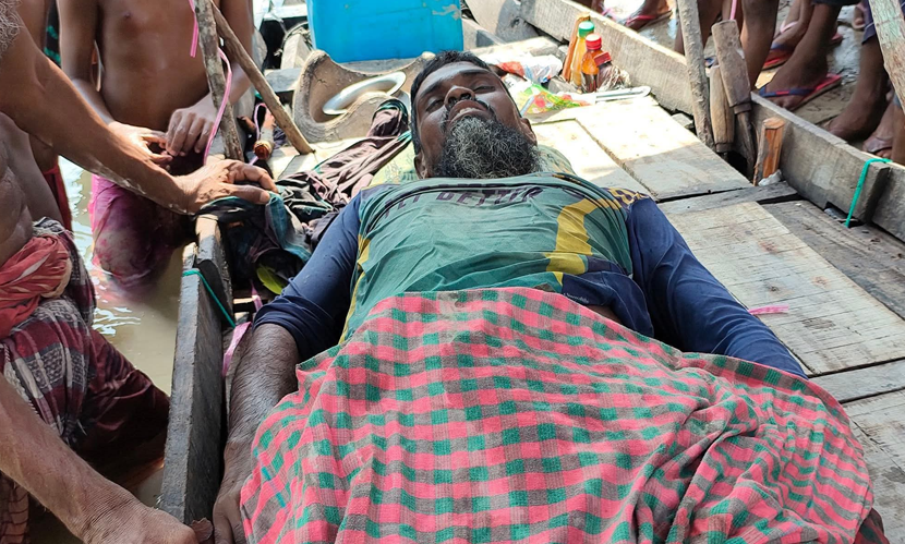 বনবিভাগের গুলিতে জেলে নিহত হওয়ার অভিযোগ