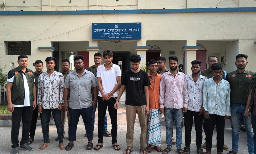 পাবনায় অপহরণ চক্রের ৮ সদস্য আটক