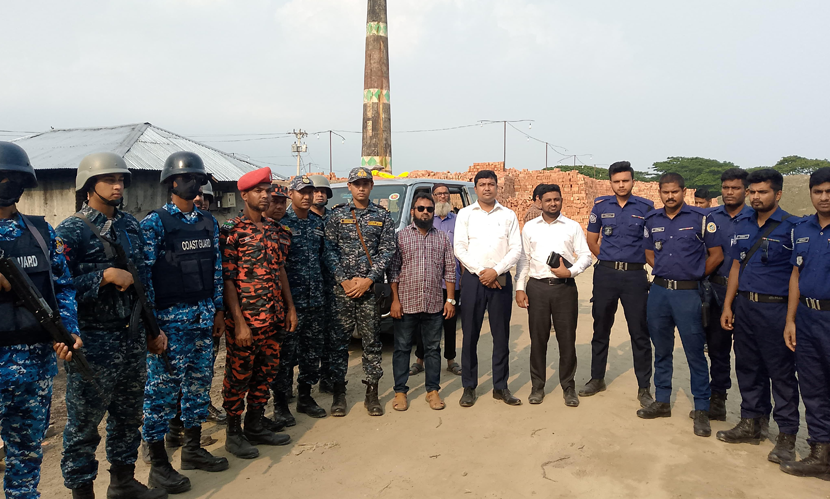 ভোলায় অবৈধ ২ ইটভাটাকে জরিমানা, কার্যক্রম বন্ধ