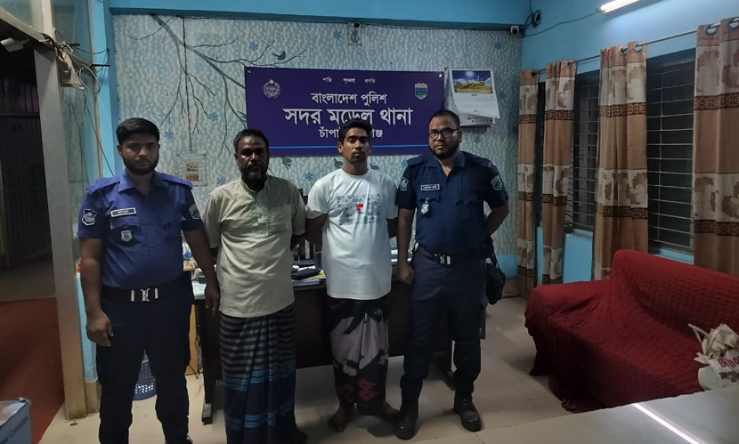 চাঁপাইনবাবগঞ্জে হত্যা মামলার ৪ আসামি গ্রেফতার