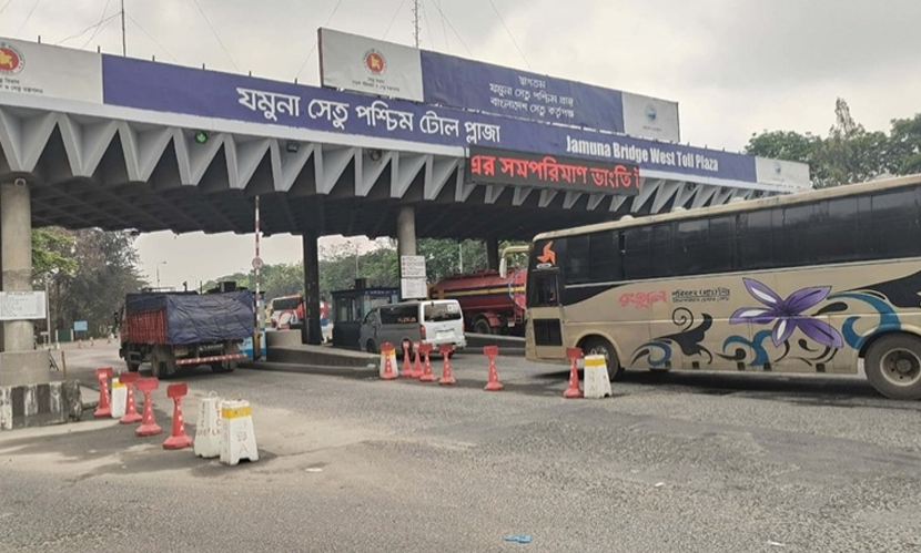 ঈদযাত্রায় যমুনা সেতুতে বাড়ছে যানবাহনের চাপ
