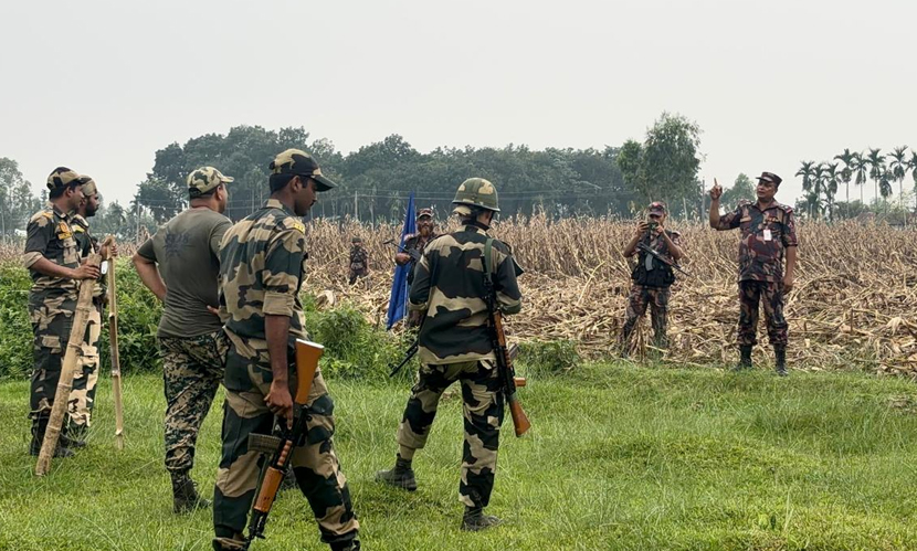 লালমনিরহাট সীমান্তে খুঁটি স্থাপনের চেষ্টা বিএসএফের, রুখে দিল বিজিবি