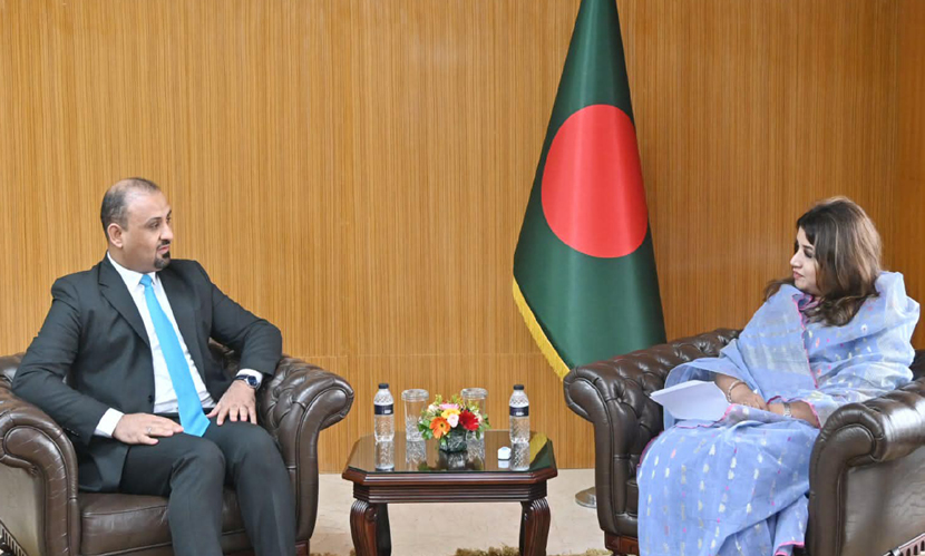 পররাষ্ট্র প্রতিমন্ত্রীর সঙ্গে ইরাকের চার্জ ডি’অ্যাফেয়ার্সের সৌজন্য সাক্ষাৎ