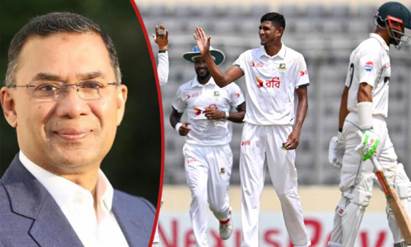 পাকিস্তানের বিপক্ষে টেস্ট জয়ে টাইগারদের প্রধানমন্ত্রীর অভিনন্দন