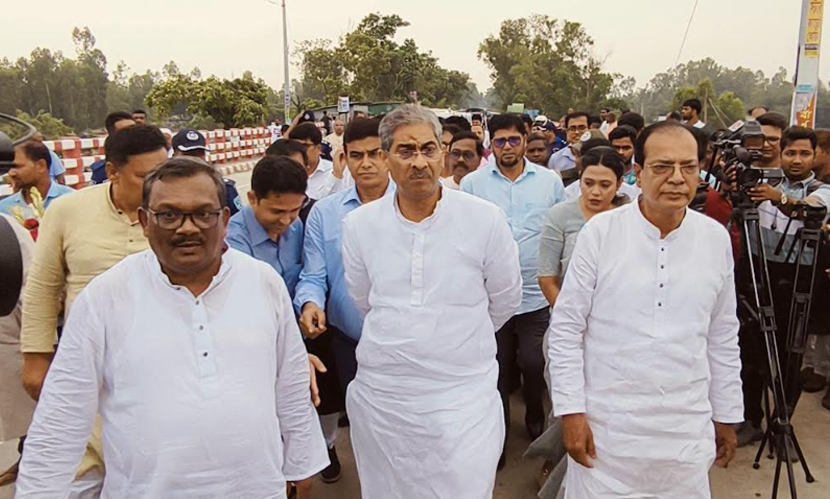তিস্তা মহাপরিকল্পনা বাস্তবায়নে মন্ত্রীদের অববাহিকা পরিদর্শন