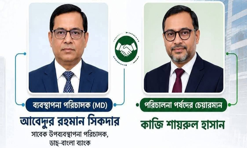 সম্মিলিত ইসলামী ব্যাংকের এমডি ও চেয়ারম্যান নিয়োগ