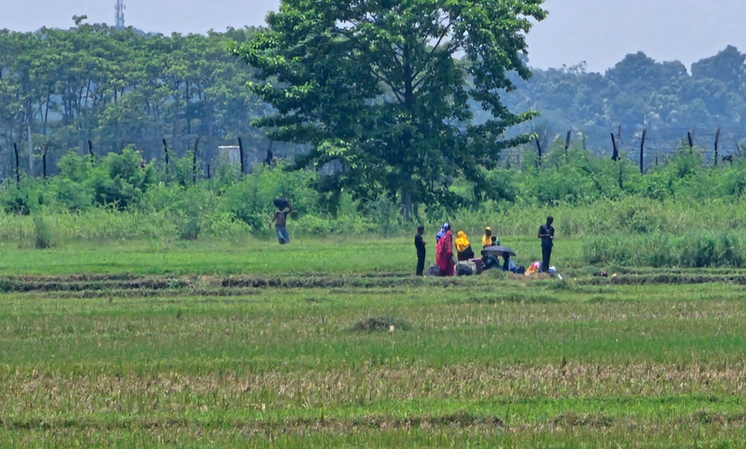 পতাকা বৈঠকে হয়নি সমাধান, বিএসএফের ‘পুশ-ইন’ করা ১০ জন এখনও শূন্যরেখায়