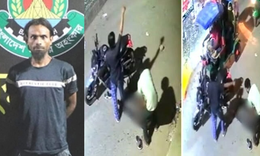 শেওড়াপাড়ায় চালকের মাথায় আঘাত করে মোটরসাইকেল ছিনতাই, গ্রেফতার ১