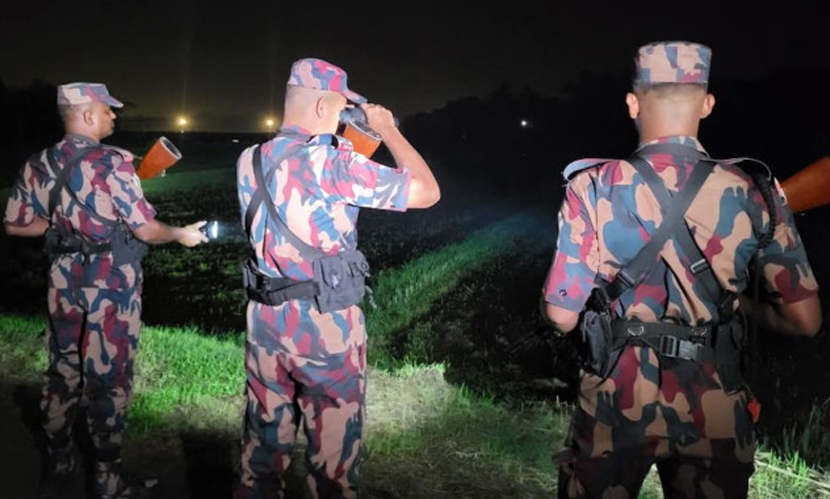 বিজিবির গুলিতে ভারতীয় চোরাকারবারি আহত