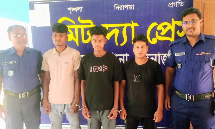 হিলিতে মাদক ব্যবসায়ীসহ গ্রেপ্তার ৩