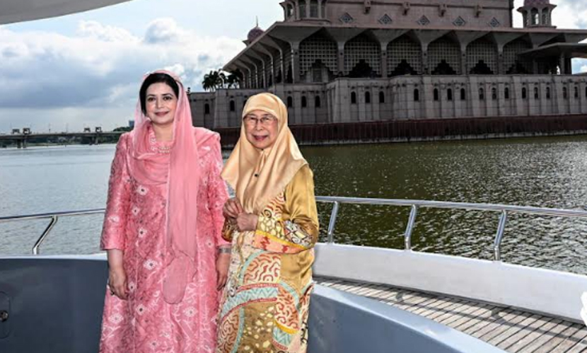 মালয়েশিয়ার প্রধানমন্ত্রীর স্ত্রীর সঙ্গে লেক ভ্রমণে ডা. জুবাইদা