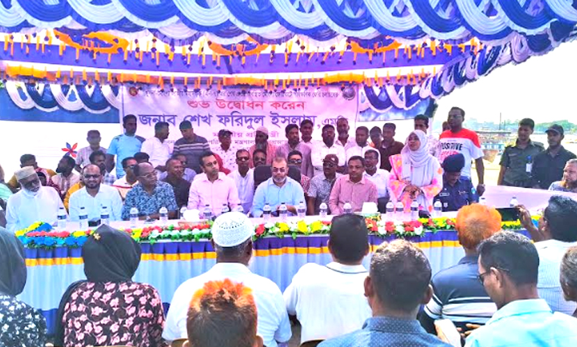 মোংলা নদীতে ২৪ ঘণ্টা ফেরি চলাচল কার্যক্রম উদ্বোধন