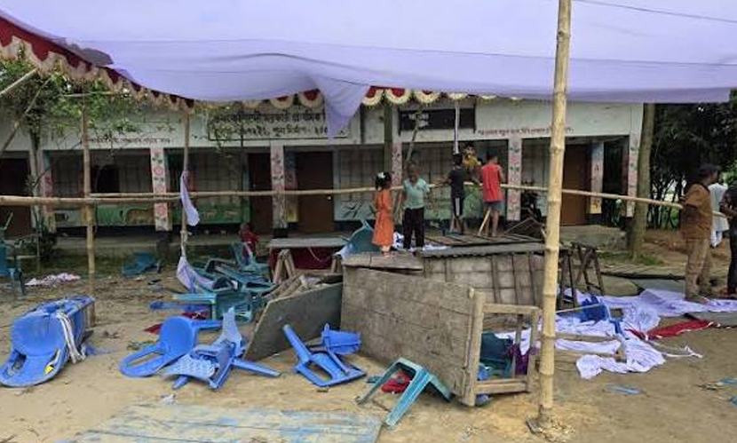 রূপগঞ্জে এনসিপির ফল উৎসবের মঞ্চে হামলা-ভাঙচুর, আহত ১০