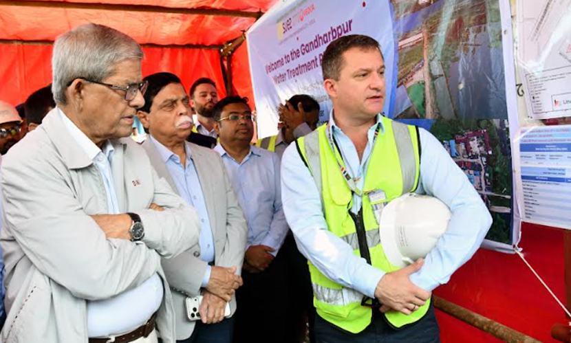 গন্ধর্বপুর পানি শোধনাগার প্লান্টের কাজ এক বছরের মধ্যে সমাপ্তের নির্দেশ
