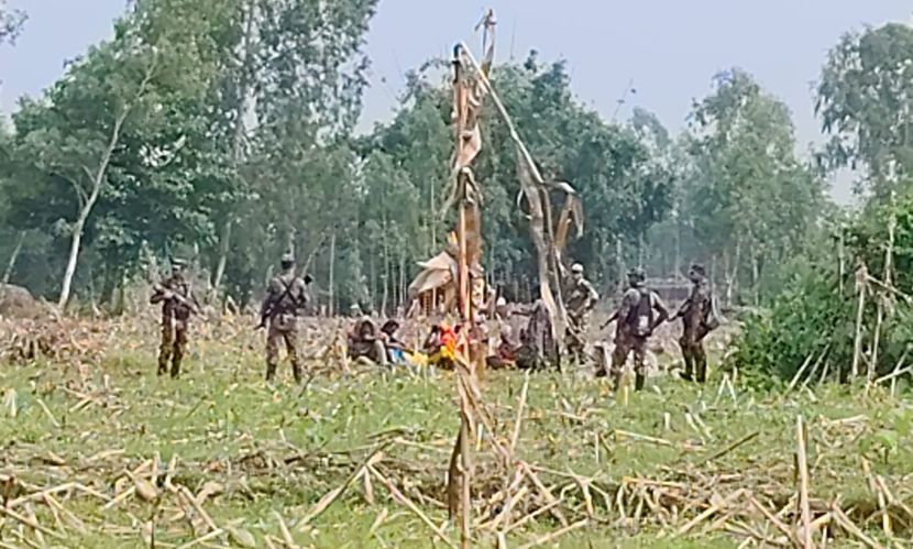 ঠাকুরগাঁও সীমান্তে বিএসএফের পুশ-ইন চেষ্টা, বিজিবির বাধা