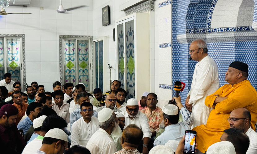 বাবু স্মরণে স্বেচ্ছাসেবক দলের দোয়া মাহফিল