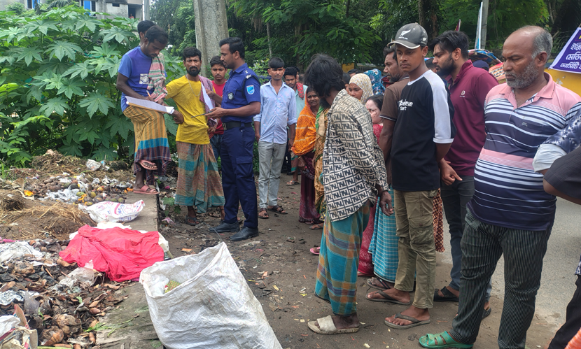 ময়লার ভাগাড় থেকে কাপড়ে মোড়ানো নবজাতকের মরদেহ উদ্ধার
