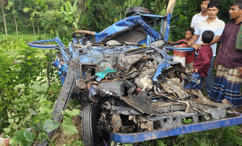 রাজবাড়ী‌তে বাস-পিকআপ সংঘর্ষ, নিহত ১