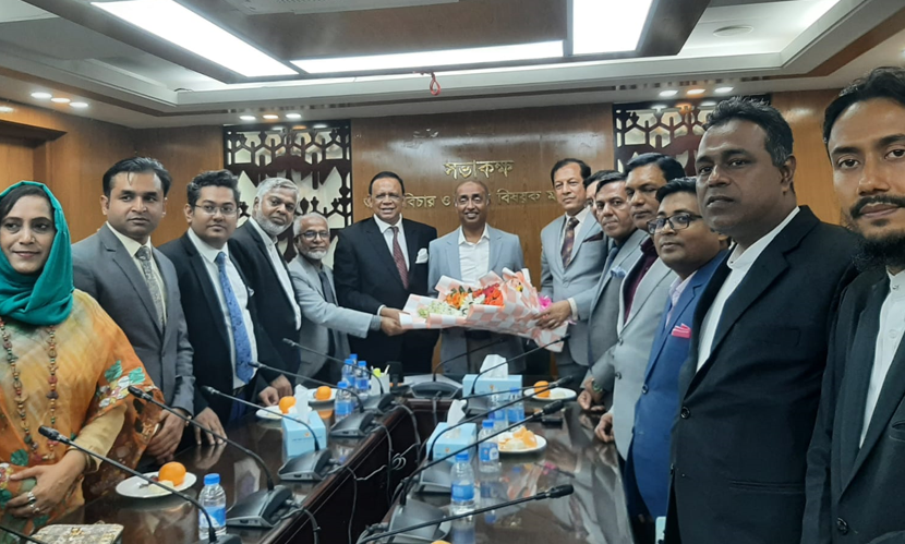 সুপ্রিম কোর্টের আইনজীবীদের জন্য নতুন ভবন নির্মাণে সহায়তার আশ্বাস আইনমন্ত্রীর