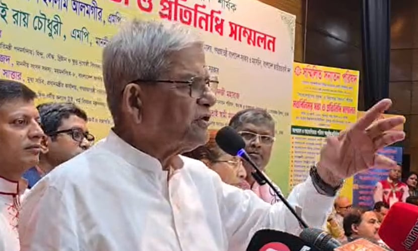 ৭১ ও জুলাইয়ের চেতনা ধারণ করেই গণতান্ত্রিক বাংলাদেশ গড়তে হবে: মির্জা ফখরুল