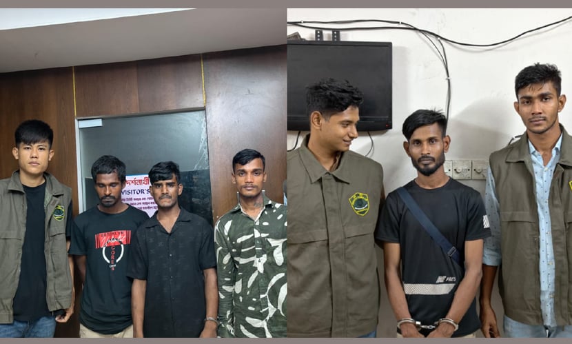 রাজধানীতে ছিনতাইয়ের সময় গ্রেফতার ৪