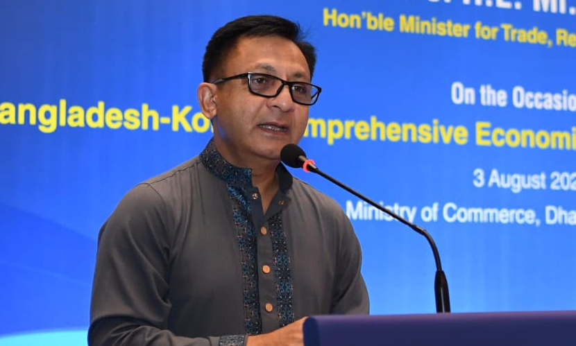 বাংলাদেশ-কোরিয়া সিইপিএ অর্থনৈতিক সম্পর্কে নতুন দিগন্ত খুলবে: বাণিজ্যমন্ত্রী