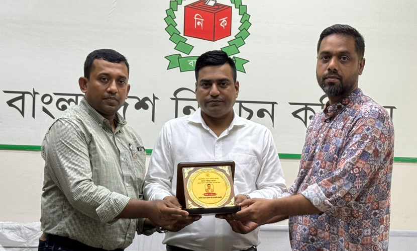 নয়া দিল্লিতে প্রেস মিনিস্টার পদে নিয়োগ পাওয়ায় সাইদুর রহমানকে সম্মাননা