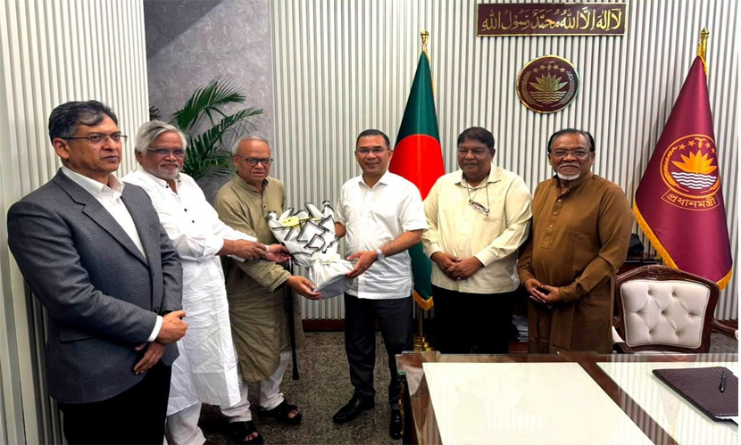 প্রধানমন্ত্রীর সঙ্গে সাক্ষাৎ করলেন বিএনপি স্থায়ী কমিটির নতুন চার সদস্য