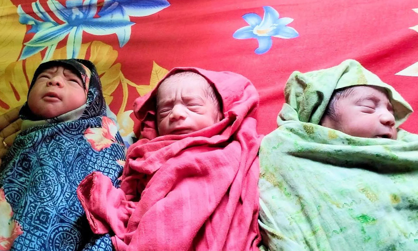 সিরাজগঞ্জে একসঙ্গে ৩ পুত্রসন্তানের জন্ম