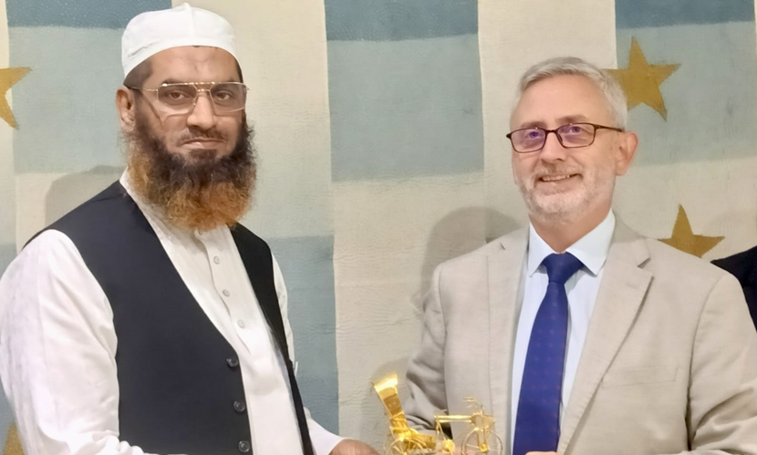 ইইউ রাষ্ট্রদূতের সঙ্গে মামুনুল হকের সৌজন্য সাক্ষাৎ