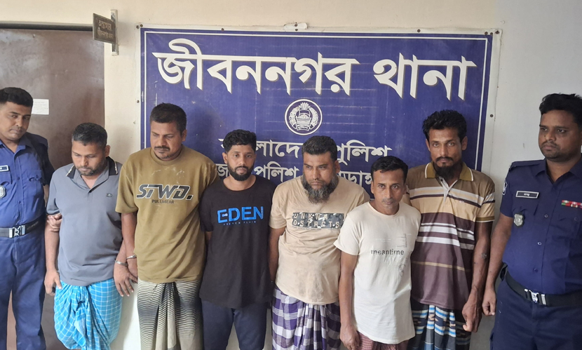 চুয়াডাঙ্গায় ট্রান্সফরমার চুরির ঘটনায় চক্রের ৬ সদস্য গ্রেফতার