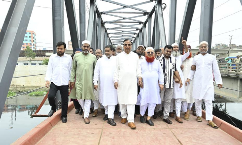 কামরাঙ্গীরচরে লোহার ব্রিজ সংস্কার শেষে উন্মুক্ত করল ডিএসসিসি