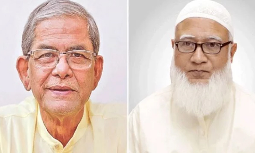 রাষ্ট্রপতি মির্জা ফখরুলকে বিরোধীদলীয় নেতার অভিনন্দন
