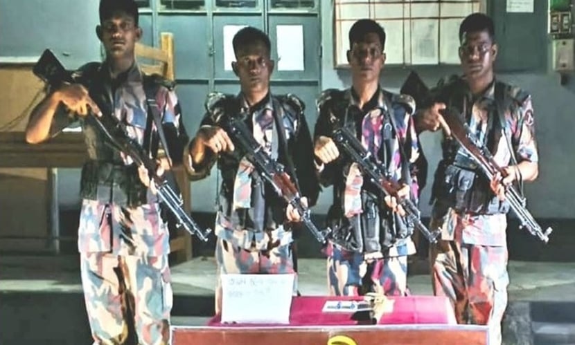 কুষ্টিয়ায় বিজিবির অভিযানে অস্ত্র ও গুলি উদ্ধার