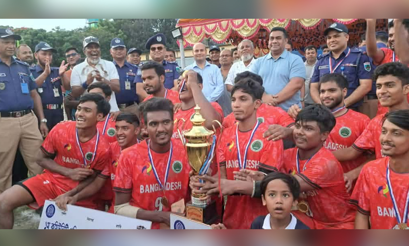 কমিউনিটি পুলিশ কাবাডিতে চ্যাম্পিয়ন সদর মডেল থানা