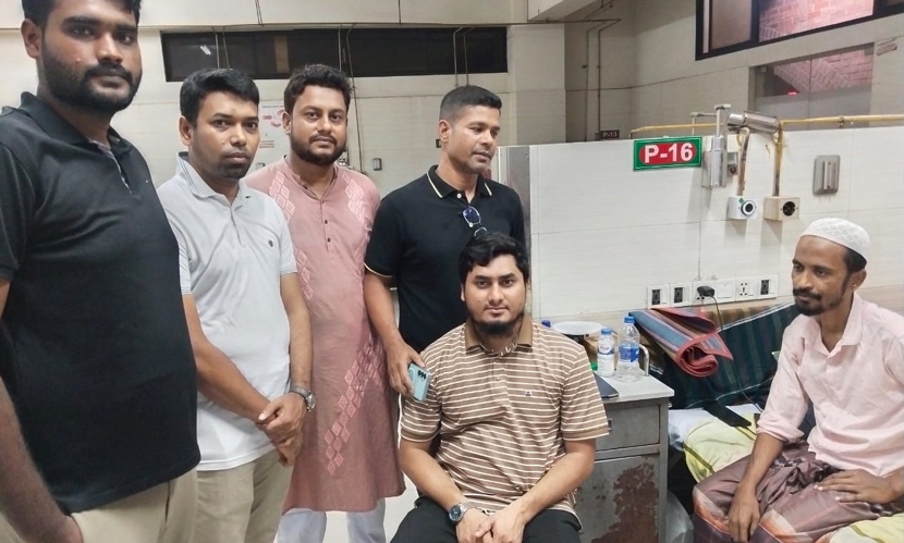 দরিদ্র হৃদরোগী মিলনের চিকিৎসায় ৫৩ হাজার টাকা সহায়তা