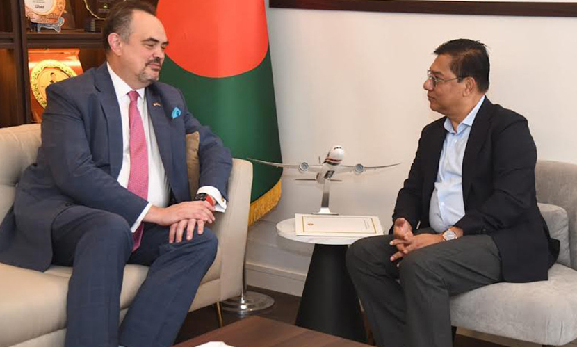 ঢাকা-নিউইয়র্ক সরাসরি ফ্লাইট চালুতে সহযোগিতার আশ্বাস যুক্তরাষ্ট্রের